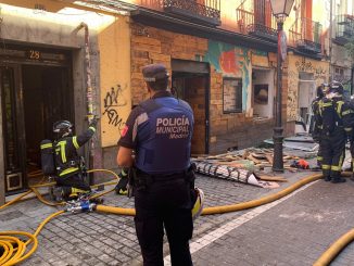 explosión local Malasaña