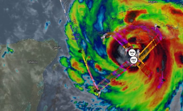 huracán las zonas de riesgo