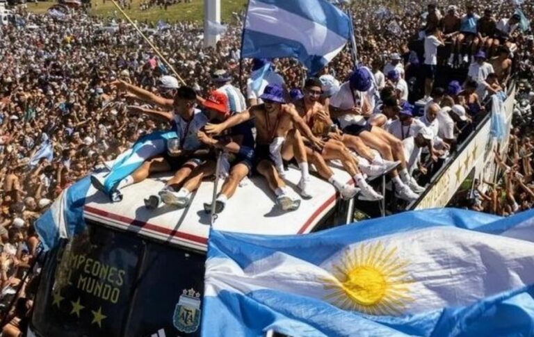 Argentina celebración Mundial