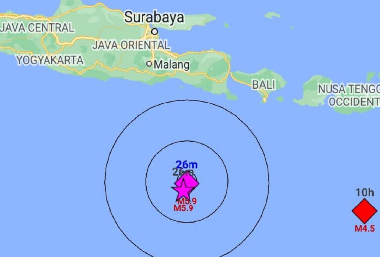 terremoto Java Bali