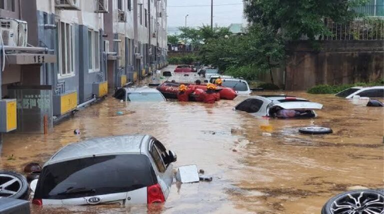 corea del sur lluvias