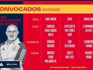 convocados seleccion espanola