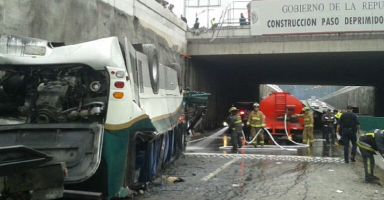 autobús méxico accidente