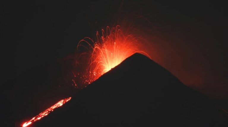 erupción volcán Etna