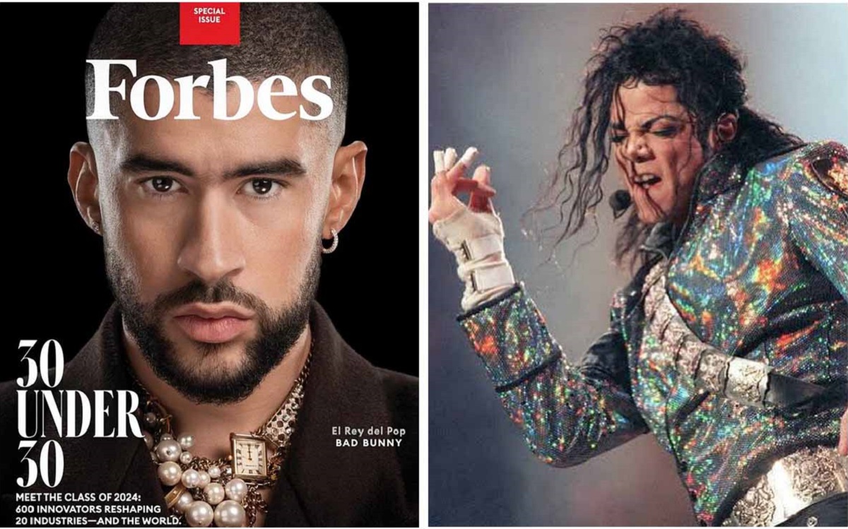 'Forbes' nombra a Bad Bunny como nuevo 'Rey del pop'