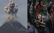 alpinistas volcan indonesia