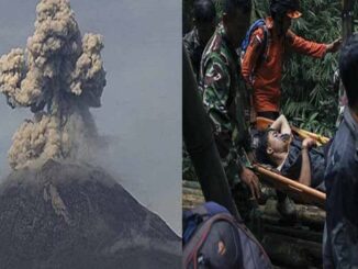 alpinistas volcan indonesia