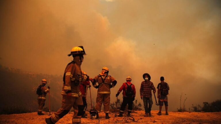 chile incendios forestales