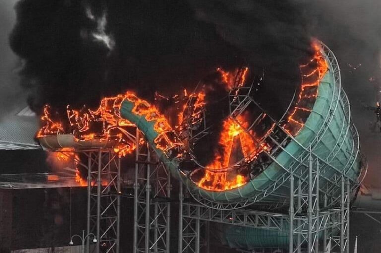 incendio parque atracciones Suecia