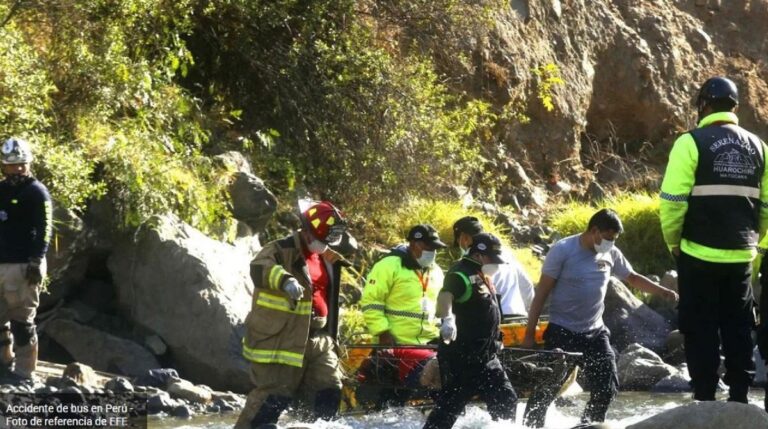 Perú accidente autobús