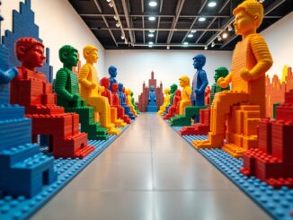 Ai Weiwei in un'installazione artistica che promuove attivismo