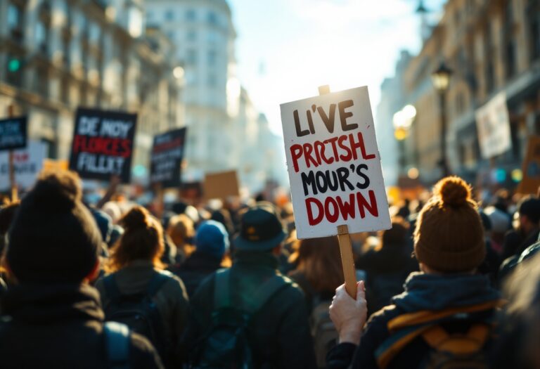 Manifestazione a Valencia per responsabilità DANA