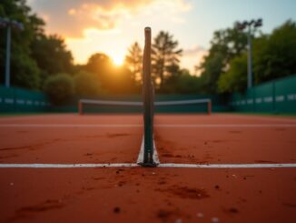 Rafa Nadal si commuove durante la sua despedida dal tennis