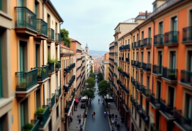 Grafico delle tendenze recenti nel mercato degli affitti a Barcellona