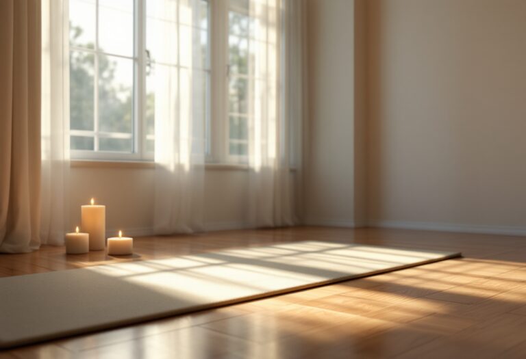 Meditazione moderna che enfatizza l'attenzione consapevole
