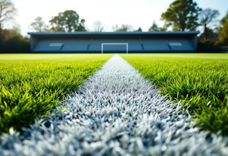 Unidad de emergencias en acción en un campo de fútbol