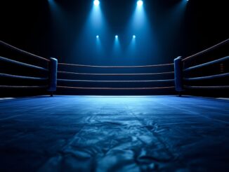 Ilia Topuria in azione nella divisione di peso leggero UFC