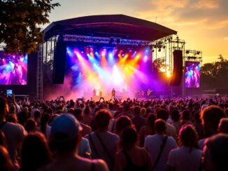 KHEA in concerto durante il YF Tour 2025 in Spagna