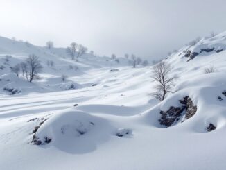 Nevadas en la península y Baleares esta semana