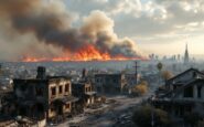 Immagine di incendi devastatori in California
