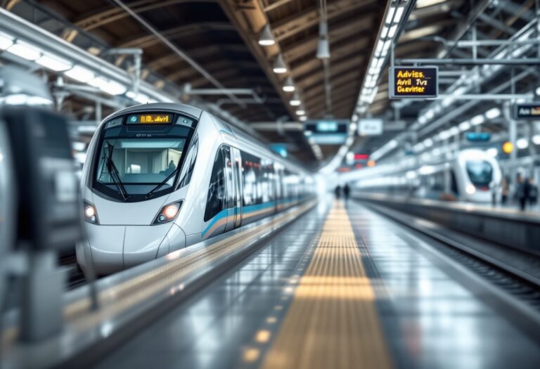 Treni Talgo Avril in stazione a Madrid
