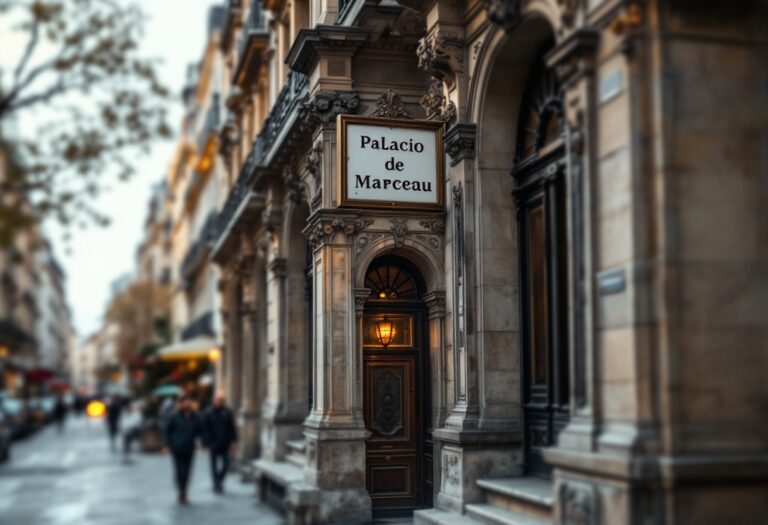 Vista del Palacio de Marceau, sede del PNV en París