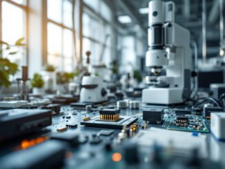 Imagen de tecnología Wooptix en el sector de semiconductores