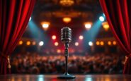 Roberto Benigni sul palco del Festival di Sanremo 2023