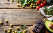Variedad de alimentos saludables para una dieta equilibrada