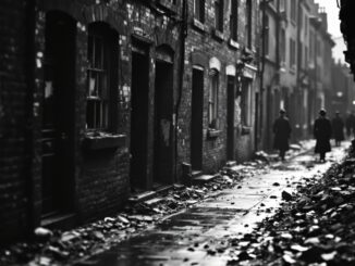 Immagine storica del Blitz a Belfast e il suo impatto