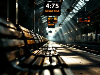 Immagine che illustra i ritardi dei treni Renfe in Catalunya