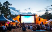 Immagine del Festival de Málaga con film e pubblico