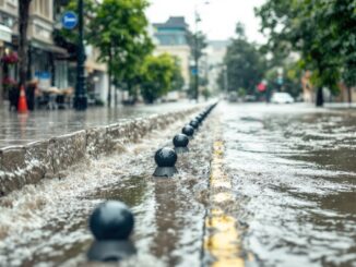 Inundaciones en Ávila causadas por el temporal reciente