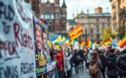 Manifestazione saharaui al Garibaldi di Madrid
