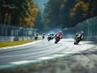 Marc Márquez in azione durante il GP di Argentina