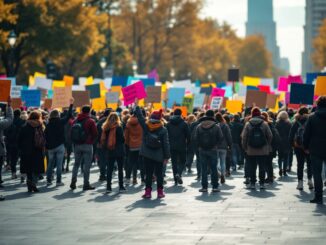 Militares españoles manifestándose por mejores salarios