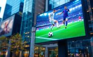 Logo di UEFA.tv con sfondo calcistico