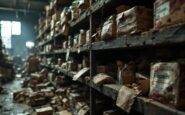 Immagine di un magazzino illegale di cibo a Santiago