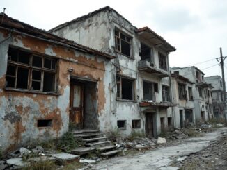Immagine dell'attacco russo a Krivói Rog con vittime
