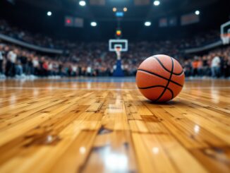Giocatori di Baxi Manresa festeggiano la vittoria sul Joventut