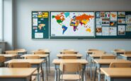 Estudiantes aprendiendo catalán en una escuela europea