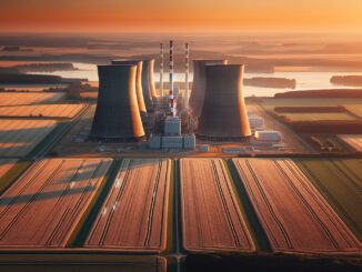 Immagine della centrale nucleare di Almaraz in pausa