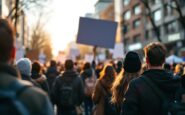 Manifestazione contro il neonazismo a Madrid