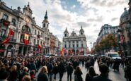 Manifestazione del Dos de Mayo a Madrid con tensioni politiche