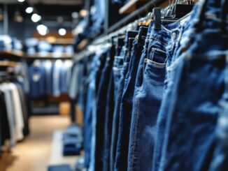 Jeans Marine Straight di Zara in un contesto di moda