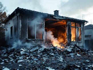 Incendio a Zaragoza che ha causato la morte di una donna