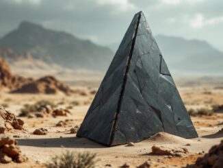 Immagine della torre triangolare nell'Area 51