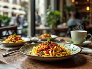 Violeta Mangriñán mentre cucina a Milano