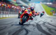Álex Márquez in azione durante la gara di Silverstone