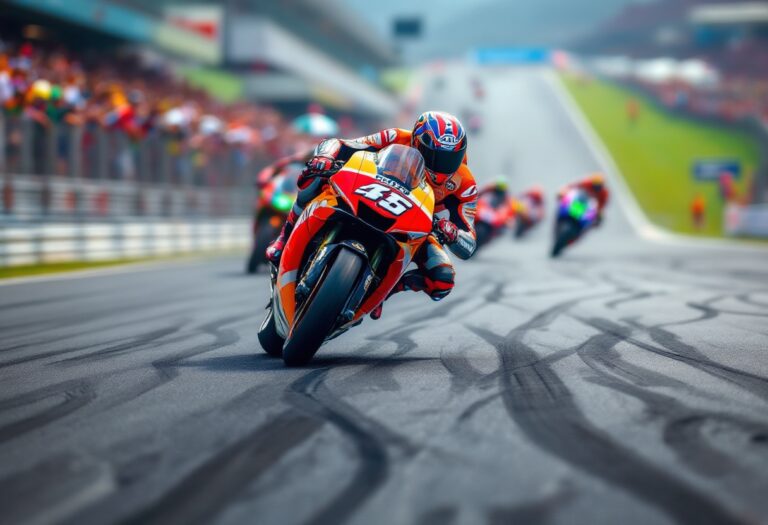 Álex Márquez in azione durante la gara di Silverstone